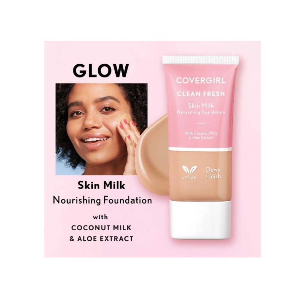 COVERGIRL 🩷 CLEAN FRESH 🧴 Skin Milk Foundation 🩷🧴✨ MEDIUM/TAN 🧴🧴🧴